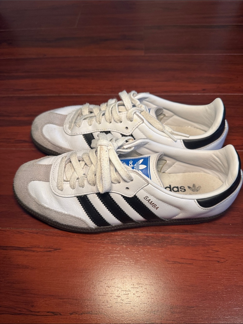 adidas Samba Men’s  White Black Gray Sneakers